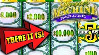 GREEN MACHINE HIGH LIMIT  MASSIVE MAJOR JACKPOT AWARDED  CASINO SLOT MACHINE WIN