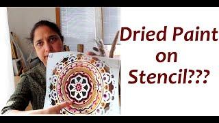 DIY: How to clean dried paint from a stencil