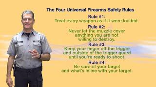 The Four Universal Firearms Safety Rules-Safe Gun Handling-Handgun Safety Rules-Gun Safety