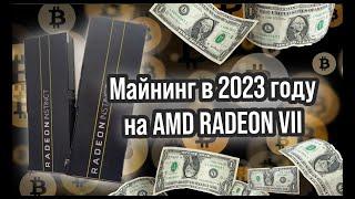 МАЙНИНГ В 2023 ГОДУ НА ВИДЕОКАРТЕ AMD RADEON VII. МАЙНИНГ НА ВИДЕОКАРТЕ RADEON INSTINCT MI50