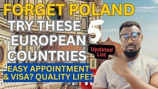 5 EUROPEAN COUNTRIES TO IMMIGRATE TO IN 2024 - EASY APPOINTMENT & VISA?