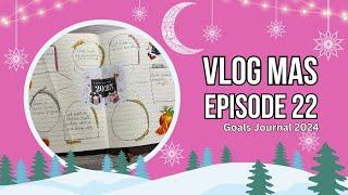 Vlogmas Episode 22 - Goals Journal and Word of the Year