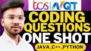 TCS NQT Coding Questions and Answers ONE SHOT| TCS NQT Coding Questions