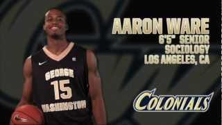 GW Basketball Senior Tribute: Aaron Ware