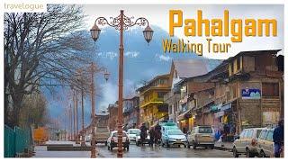 Walking tour of Pahalgam market area | Pahalgam Kashmir Walk #pahalgam