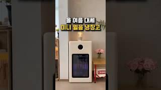 올 여름 대박 조짐 미니 얼음 냉장고에요! #거실인테리어 #인테리어 #냉장고 #음료냉장고