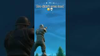 Bro didn’t even land  #shorts #fortnite #funny