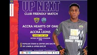 AccraHeartsofOakSc vrs Accra Lions Football Club