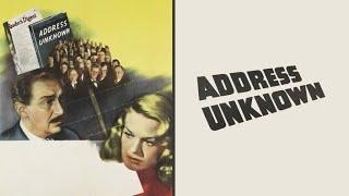 Address Unknown I American Noir Drama Film 1944 I Paul Lukas, Mady Christians, Morris Carnovsky