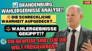 Brandenburg-Wahl: Ergebnisse gefälscht? Die beunruhigende Wahrheit wird endlich der Welt offenbart!