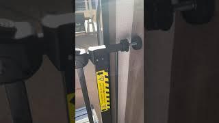 Update on Regalo baby child gate I installed in our RV.