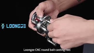 Loongze CNC round bait casting reel