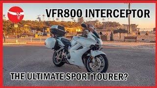 Honda VFR800; a COMPLETE owner's Review of my 6th Generation INTERCEPTOR Including OEM Luggage in 4K