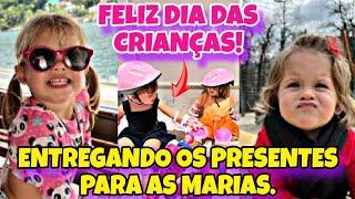 FELIZ DIA DAS CRIANÇAS! VIRGÍNIA SURPREENDEU AS MARIAS COM UM LINDO CAFÉ DA MANHÃ E PRESENTES.