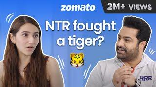 Did Hero Jr NTR Fight a Real Tiger  in RRR Movie? | Andhra- Hyderabadi Feast | Zomato