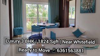 Luxury 3 BHK Flat Near Hoodi Circle, Whitefield | Bangalore Luxury Flats | 6361563881