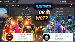 CG STORY GAMING VS VIPU GAMER | Two Best Clash  Squad War Custom Match | Two Best Youtuber Squad FF