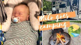 Milo’s Morning While Camping In An RV | Reborn Baby Roleplay