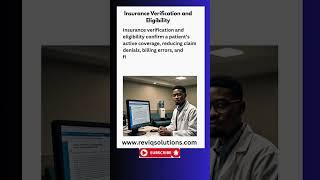 Insurance Verification and Eligibility #medicalbilling #rcm #insurance #eligibility  #shorts