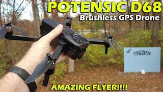 Potensic D68 Brushless 4k Foldable GPS Drone Review