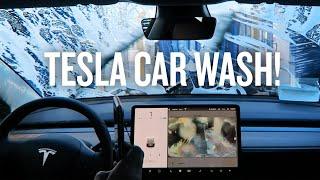 Taking Tesla Model 3 Through Automatic Car Wash