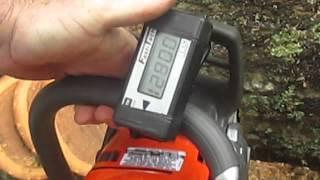 Mastermind Worksaws Ported Husqvarna 550XP Tach Shot