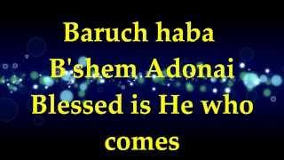 Paul Wilbur - Baruch Haba B'shem Adonai - Lyrics