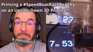 Printing Upside Down with the Positron V2 #3dprinting