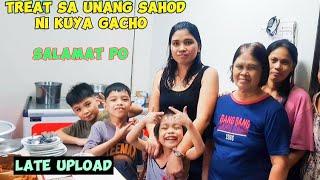 UNANG SAHOD NI KUYA GACHO OFFICIAL SA YOU TUBE LATE UPLOAD maraming salamat po sa supporta niyo