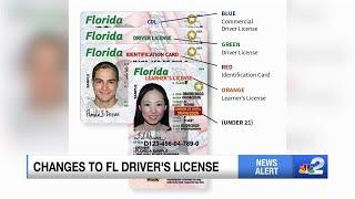 Florida making changes to driver's license