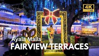 Ayala Malls FAIRVIEW TERRACES | Walking Tour 2024 | 4K | Quezon City Philippines