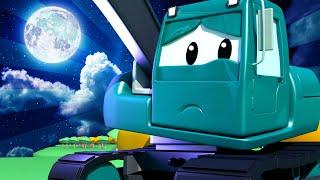 Car Patrol -  Edgar The Excavator Saw a Mysterious Light in The Woods! - Car City ! Trucks Cartoons