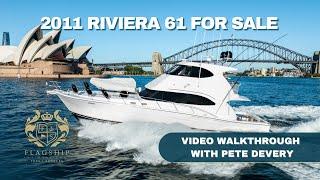 Riviera 61 Enclosed Flybridge: For Sale | Flagship International Yacht Brokers