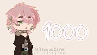  THANK YOU FOR 1000 