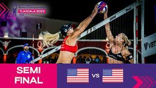 Hughes/Cheng vs. Nuss/Kloth - Semi Final Highlights | Tlaxcala 2023 #mexbeachvolley