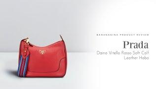 Banananina Product Review: Prada Vitello Daino Shoulder Bag Rosso