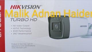 @how to install turbo HD camera  Hikvision model DS -2CE17H0T-IT3F 3.6mm c 5MP Malik Adnan Haider