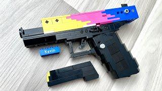 Working LEGO Glock-18 | Fade [Blowback Rubber Band Gun]