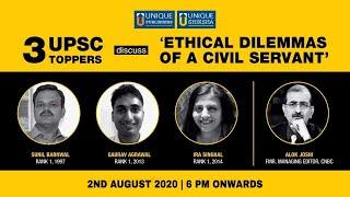 IAS Toppers discuss ‘Ethical Dilemmas of a Civil Servant’