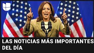 Kamala Harris cierra la Convención Nacional Demócrata: las noticias más importantes en cinco minutos