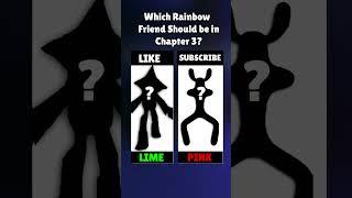 Choose Your Rainbow Friend For Chapter 3 #shorts