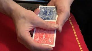 Tutorial: The Shrinking Card trick -                               (sleight of hand card magic)