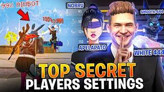 I TRIED TOP FREEFIRE PRO PLAYERS SENSITIVITY !!