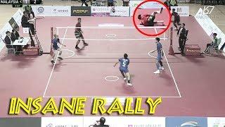 Top 10 Insane Sepaktakraw Rally Actions | HD