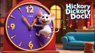 Hickory Dickory Dock Nursery Rhymes | Toddler Nursery Rhymes | E-Family Channel