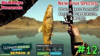 Ultimate Fishing Simulator S2 #12 - New Fish Species - Powell Lake Flathead Catfish & MORE!