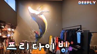 디플리 매장을 방문! 프리다이빙 오리발은 디플리! FreeDiving Deeply Shop.