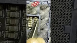 How To Repair A Motherboard Processor Socket With Bent Pins