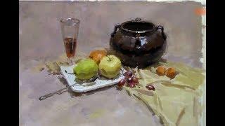 Still Life Painting in Gouache  Demonstration