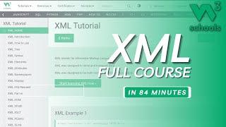 ULTIMATE XML Full Course for beginners in 84 Minutes